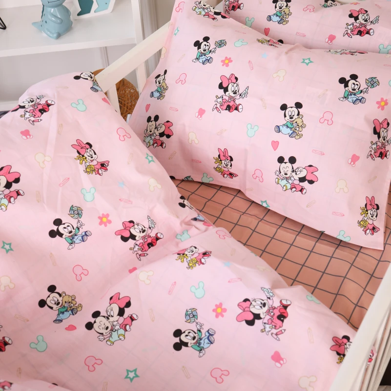 Комплект постільної білизни Бязь Kids Time 20-0042 Pink Mikey Mouse - 2