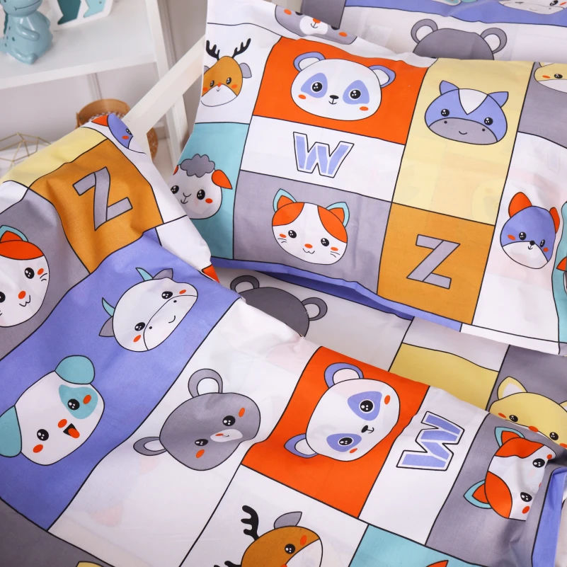 Комплект постільної білизни Бязь Kids Time 20-0039 Zoo alphabet - 3