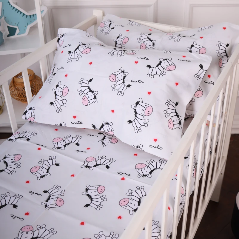 Комплект постільної білизни Бязь Kids Time 20-0040 Cute white zebra - 3