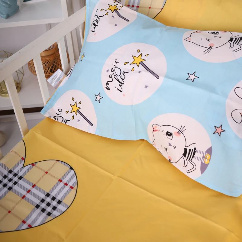 Комплект постільної білизни Бязь Kids Time 20-0044 Cats and bunnies - 6