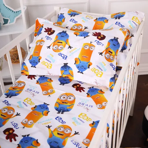 Простирадло на гумці (бязь) Kids Time 20-0036 Minions - висота 10 см - 2