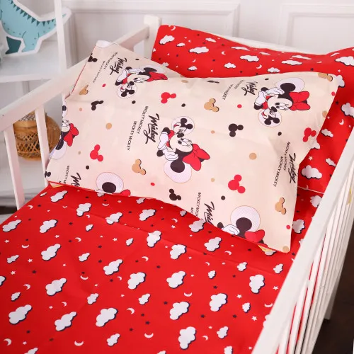 Простирадло на гумці (бязь) Kids Time 20-0027 Mine mouse - висота 10 см - 2