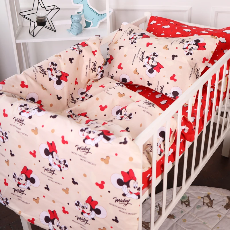 Комплект постільної білизни Бязь Kids Time 20-0027 Mine mouse