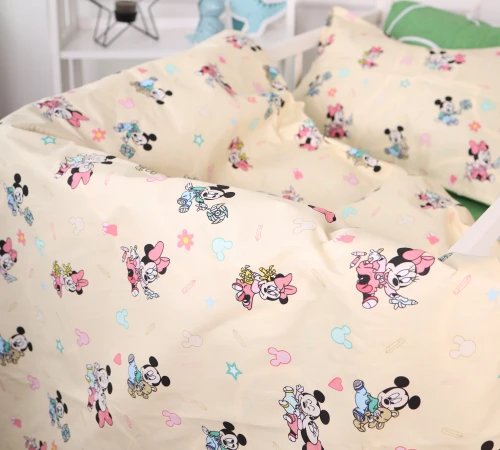 Підковдра Бязь 20-0043 Green Mikey Mouse