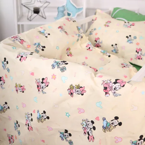 Підковдра Бязь Kids Time 20-0043 Green Mikey Mouse