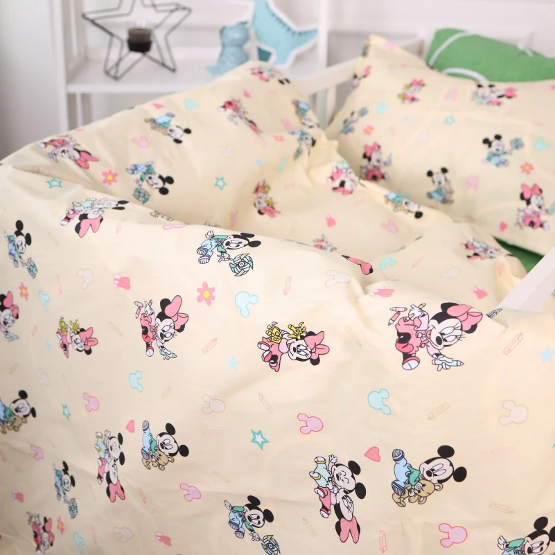 Комплект постільної білизни Бязь Kids Time 20-0043 Green Mikey Mouse - 2