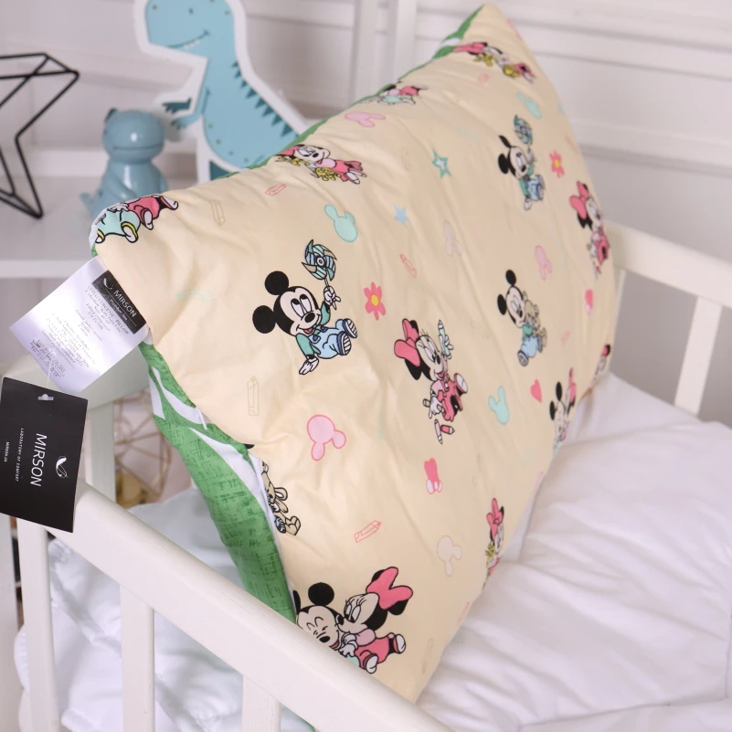 Подушка антиаллергенная Kids Time 20-0043 Green Mikey Mouse EcoSilk бязь - 3