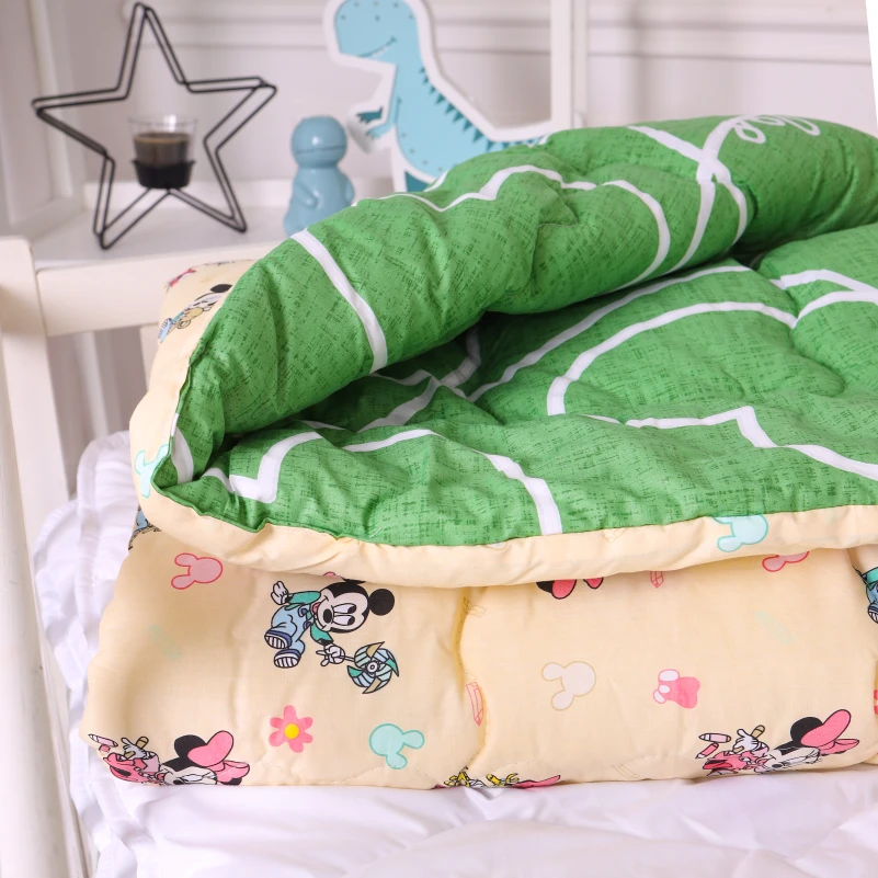 Одеяло антиаллергенное Kids Time 20-0043 Green Mikey Mouse EcoSilk бязь (зимнее) - 2