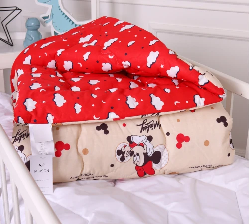 Ковдра антиалергенна Kids Time 20-0027 Mine mouse бязь (зимова)