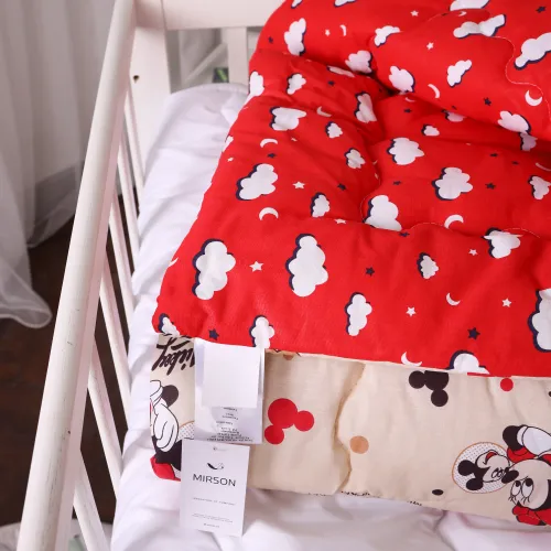 Ковдра антиалергенна Kids Time 20-0027 Mine mouse бязь (зимова) - 3