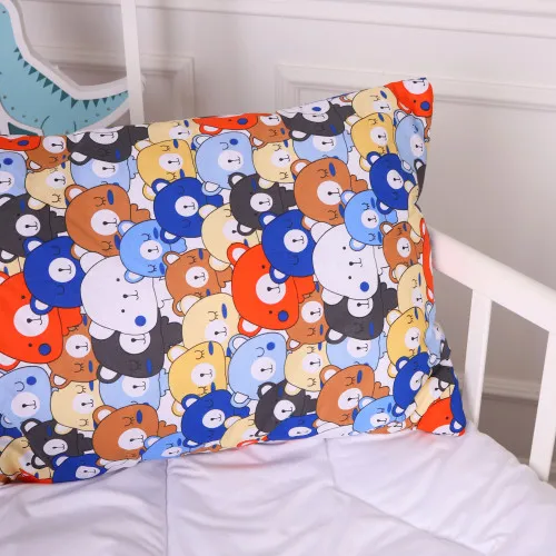 Подушка антиалергенна Kids Time 20-0032 Colored bears бавовна бязь
