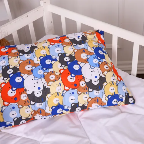 Подушка антиалергенна Kids Time 20-0032 Colored bears бавовна бязь - 3