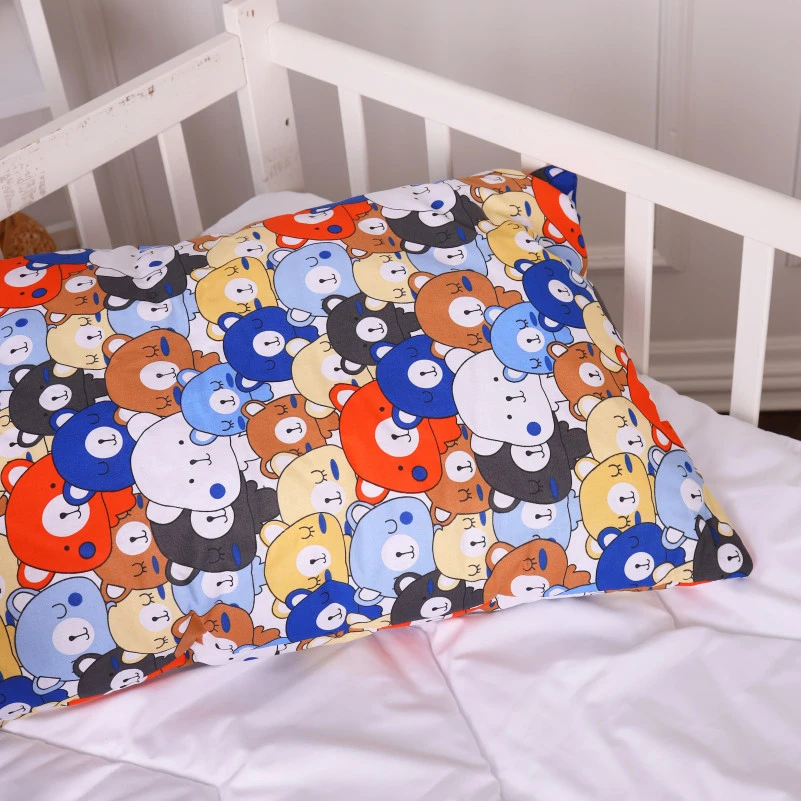 Подушка антиалергенна Kids Time 20-0032 Colored bears EcoSilk бязь - 2