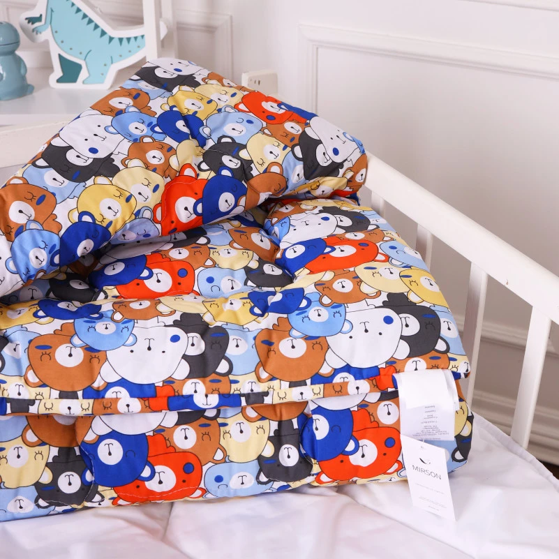 Одеяло антиаллергенное Kids Time 20-0032 Colored bears EcoSilk бязь (зимнее) - 1