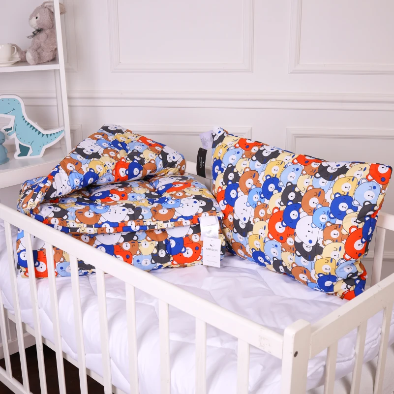 Набір антиалергенний зима Kids Time 20-0032 Colored bears (EcoSilk) - 2