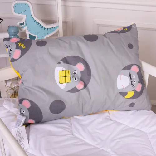 Подушка антиалергенна Kids Time 20-0029 Funny mice EcoSilk бязь - 2