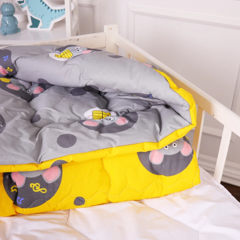 Одеяло антиаллергенное Kids Time 20-0029 Funny mice EcoSilk бязь (зимнее) - 1