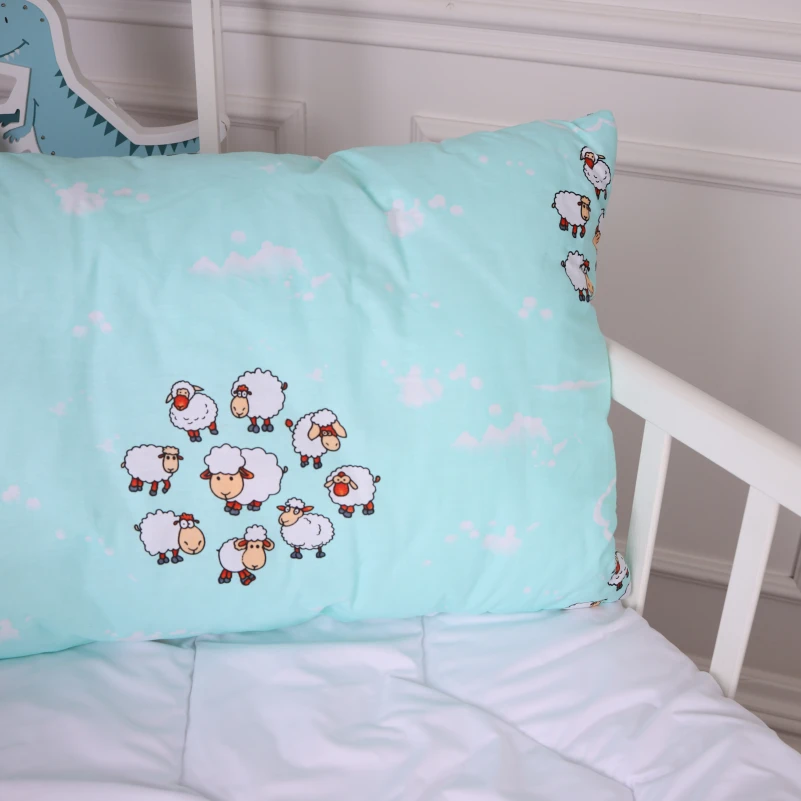 Подушка антиаллергенная Kids Time 20-0030 Lambs EcoSilk бязь - 1