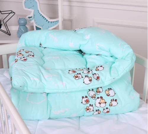 Одеяло антиаллергенное Kids Time 20-0030 Lambs бязь (зимнее)