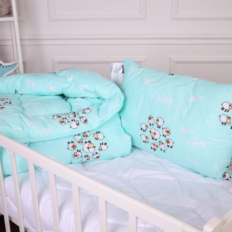 Подушка антиаллергенная Kids Time 20-0030 Lambs EcoSilk бязь - 3