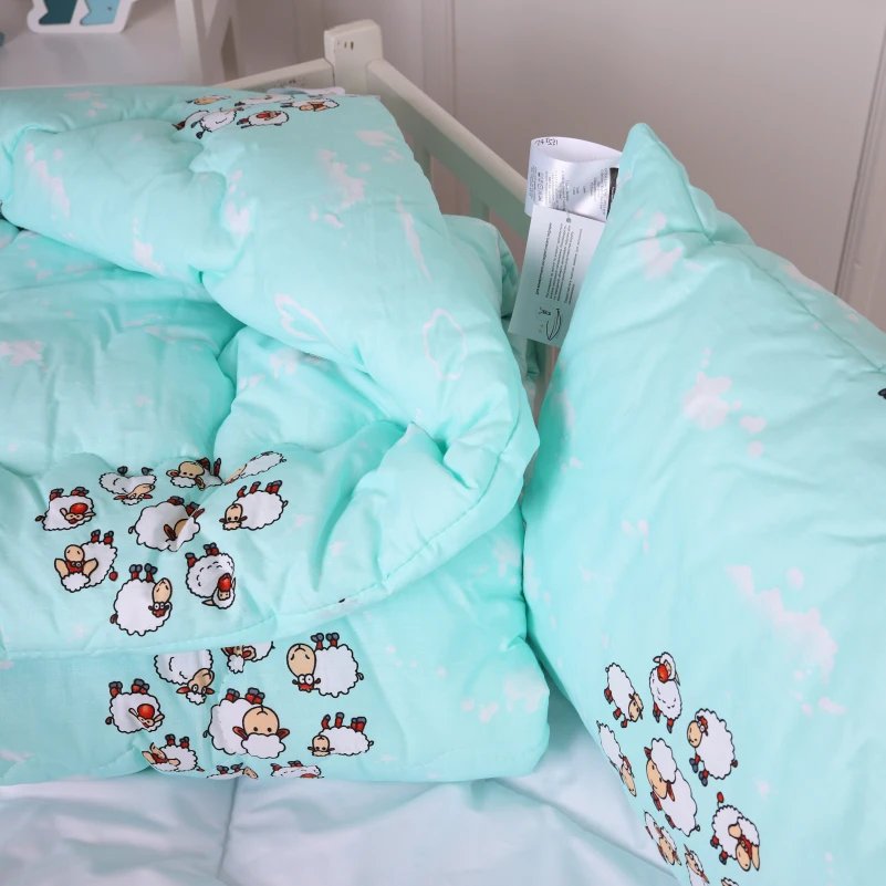 Одеяло антиаллергенное Kids Time 20-0030 Lambs EcoSilk бязь (зимнее) - 2