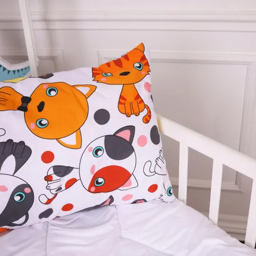 Подушка антиалергенна Kids Time 20-0035 Colored kittens бавовна бязь