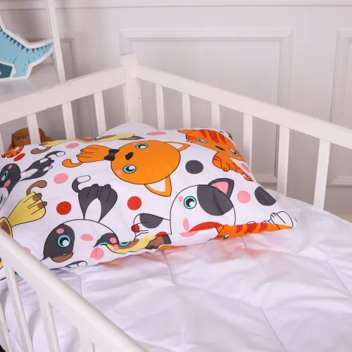 Подушка антиалергенна Kids Time 20-0035 Colored kittens бавовна бязь - 3