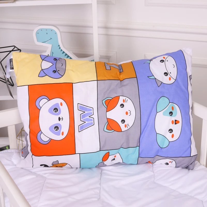 Подушка антиаллергенная Kids Time 20-0039 Zoo alphabet EcoSilk бязь