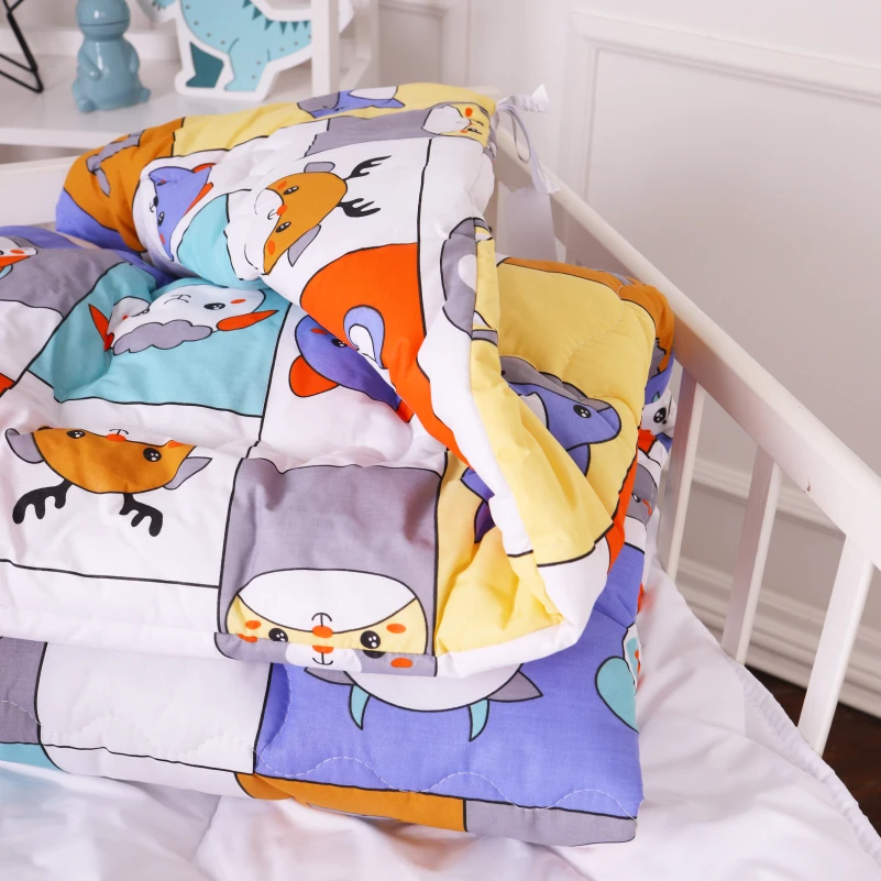 Одеяло антиаллергенное Kids Time 20-0039 Zoo alphabet EcoSilk бязь (зимнее) - 1