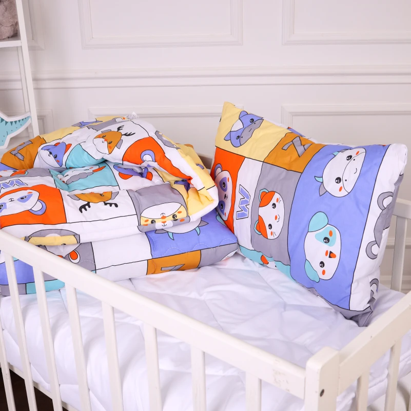 Подушка антиаллергенная Kids Time 20-0039 Zoo alphabet EcoSilk бязь - 3