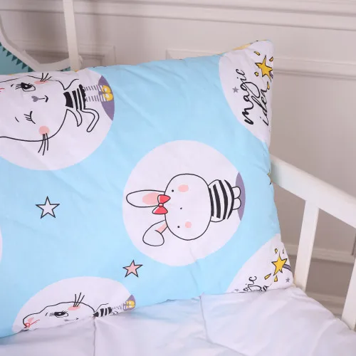 Подушка антиалергенна Kids Time 20-0044 Cats and bunnies бавовна бязь