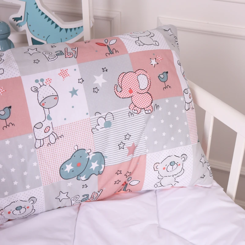 Подушка антиалергенна Kids Time 20-0028 Little girl Teddy EcoSilk бязь - 2