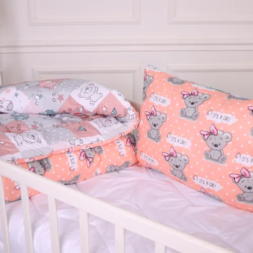 Набір антиалергенний зима Kids Time 20-0028 Little girl Teddy (Бавовна) - 2
