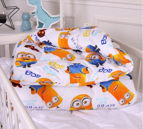 Одеяло антиаллергенное Kids Time 20-0036 Minions бязь (зимнее)