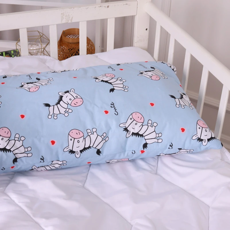Подушка антиаллергенная Kids Time 20-0037 Cute blue zebra EcoSilk бязь - 2