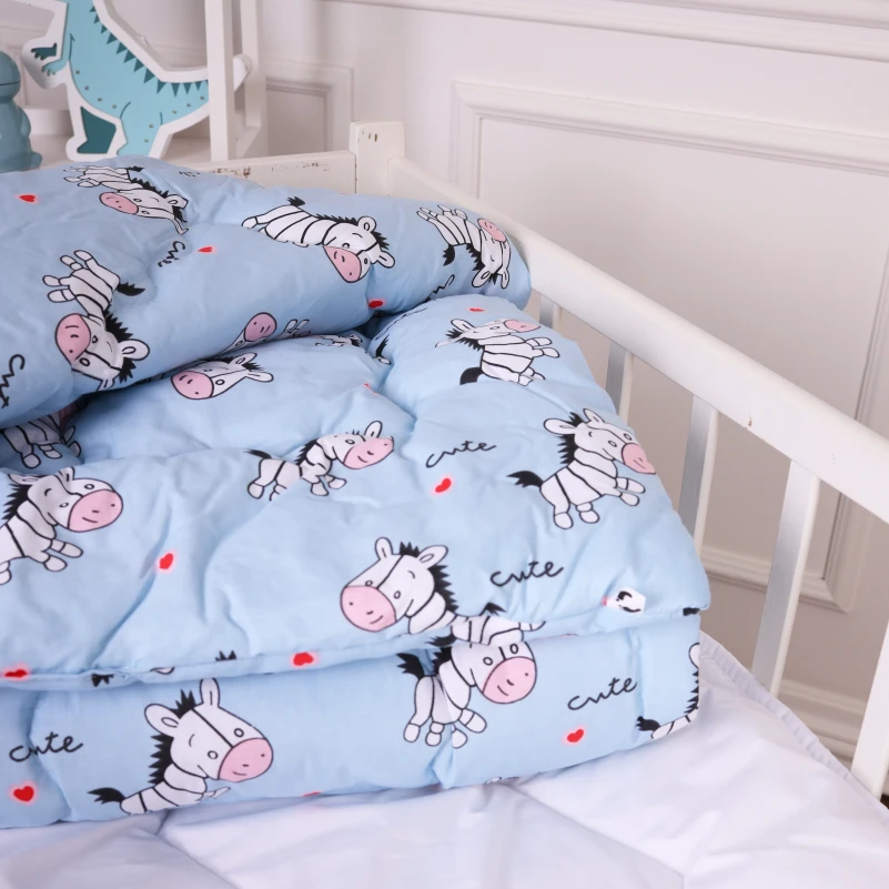 Набір антиалергенний зима Kids Time 20-0037 Cute blue zebra (EcoSilk) - 4