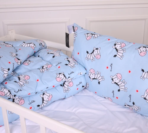 Набір антиалергенний зима Kids Time 20-0037 Cute blue zebra 