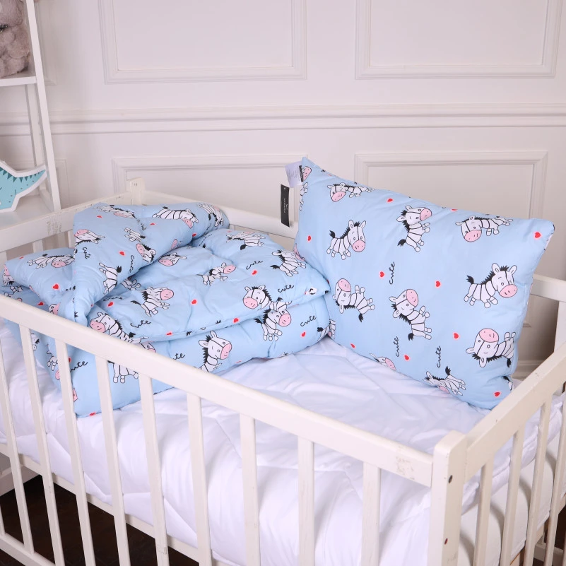 Набір антиалергенний зима Kids Time 20-0037 Cute blue zebra (EcoSilk) - 2