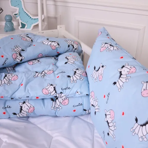 Набір антиалергенний зима Kids Time 20-0037 Cute blue zebra  - 2