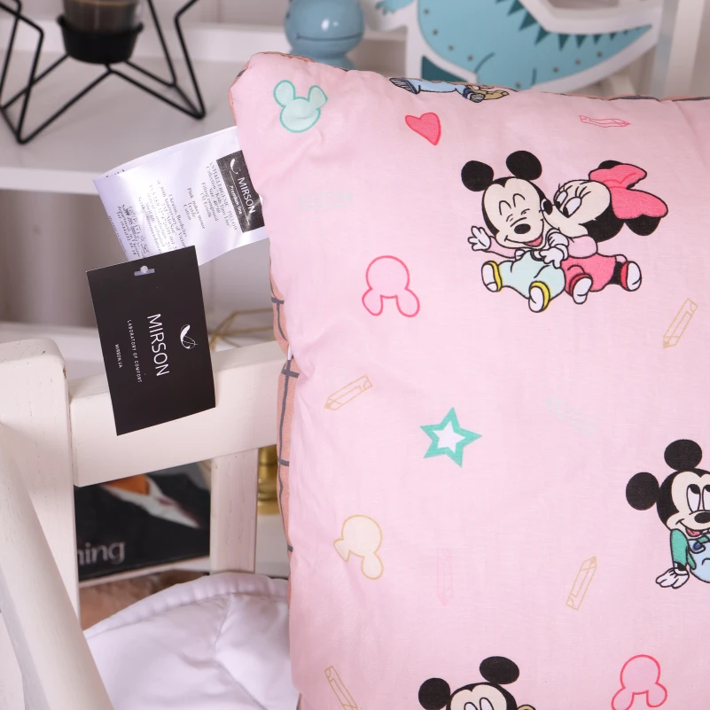 Подушка антиаллергенная Kids Time 20-0042 Pink Mikey Mouse EcoSilk бязь - 4