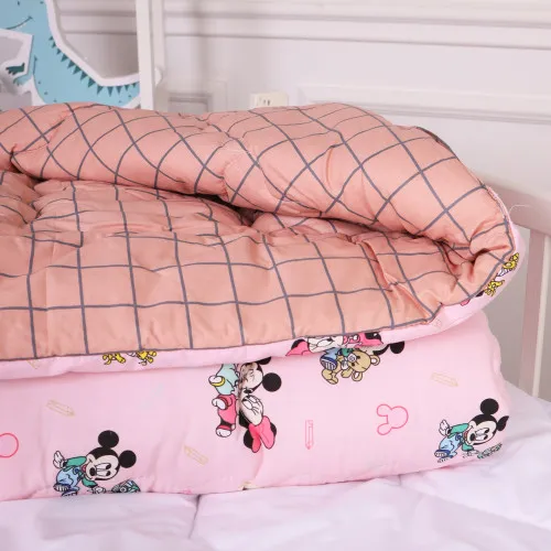 Ковдра антиалергенна Kids Time 20-0042 Pink Mikey Mouse бязь (зимова) - 2