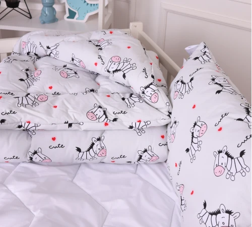 Набір антиалергенний зима Kids Time 20-0040 Cute white zebra  - 2