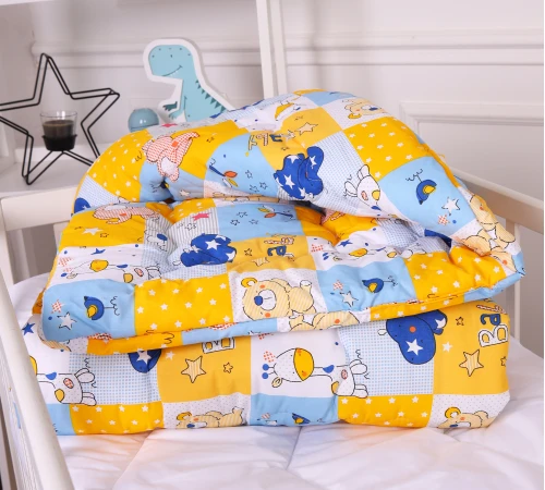 Одеяло антиаллергенное Kids Time 20-0038 Cute animals бязь (зимнее)