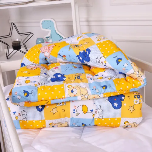 Одеяло антиаллергенное Kids Time 20-0038 Cute animals бязь (зимнее)