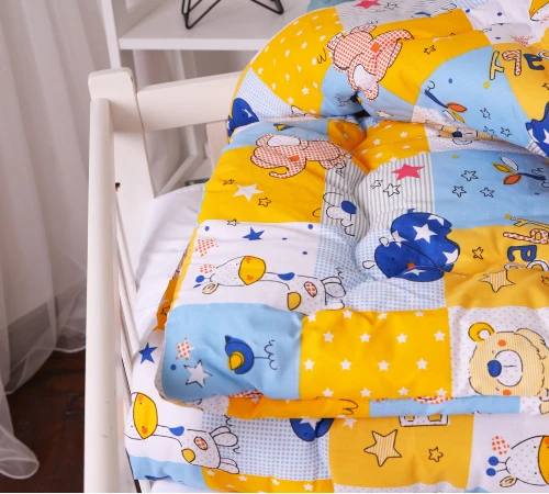 Одеяло антиаллергенное Kids Time 20-0038 Cute animals бязь (зимнее) - 2