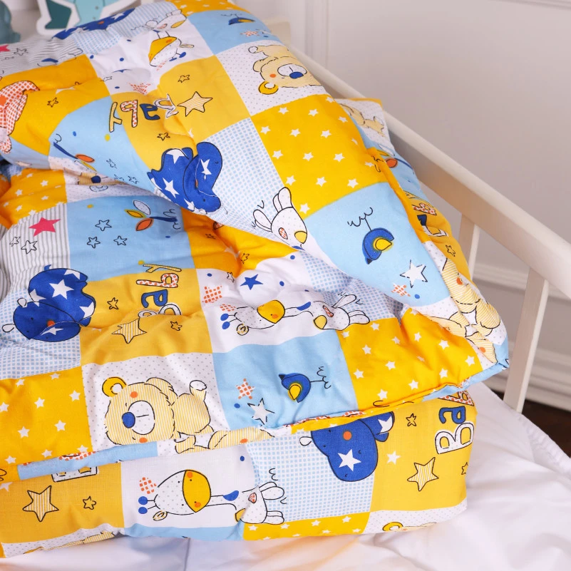 Одеяло антиаллергенное Kids Time 20-0038 Cute animals EcoSilk бязь (зимнее) - 2