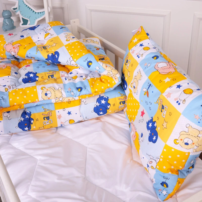 Одеяло антиаллергенное Kids Time 20-0038 Cute animals EcoSilk бязь (зимнее) - 3