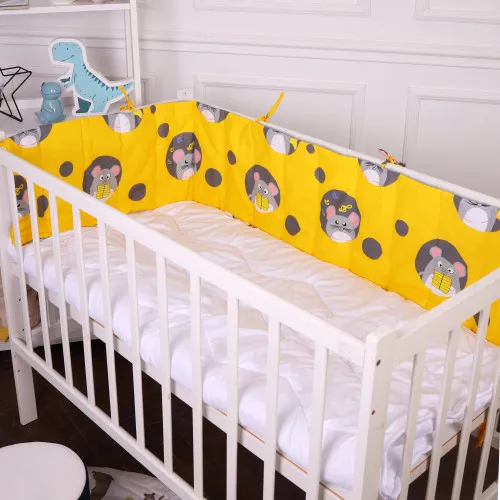 Сплошной борт в кроватку Kids Time 20-0029 Funny mice