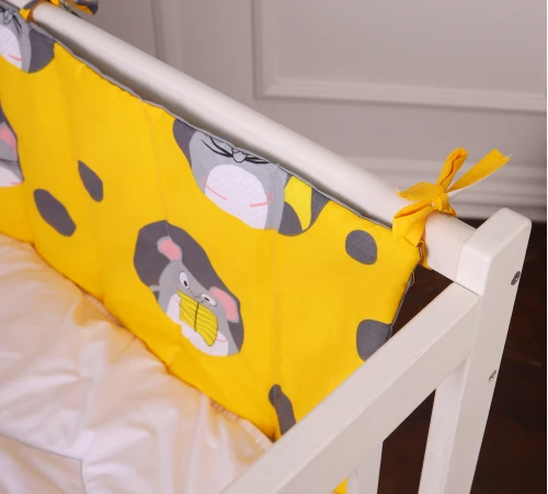 Сплошной борт в кроватку Kids Time 20-0029 Funny mice - 2