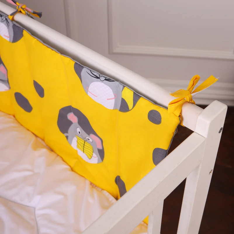 Сплошной борт в кроватку Kids Time 20-0029 Funny mice - 1
